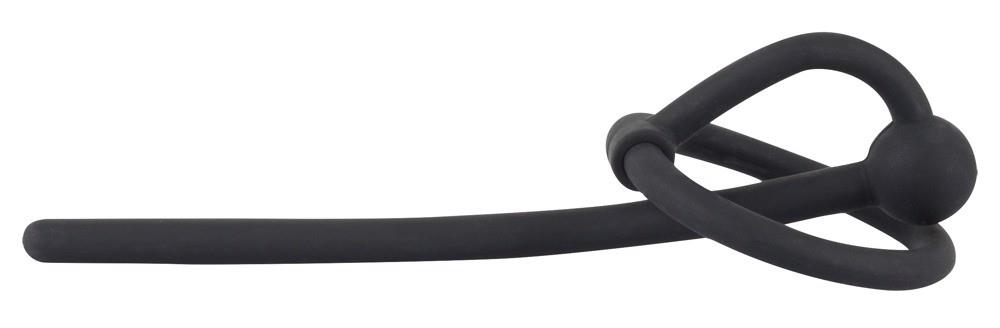 Dylator z pierścieniem na żołądź Piss Play – pusty, 12 cm — zdjęcie 4