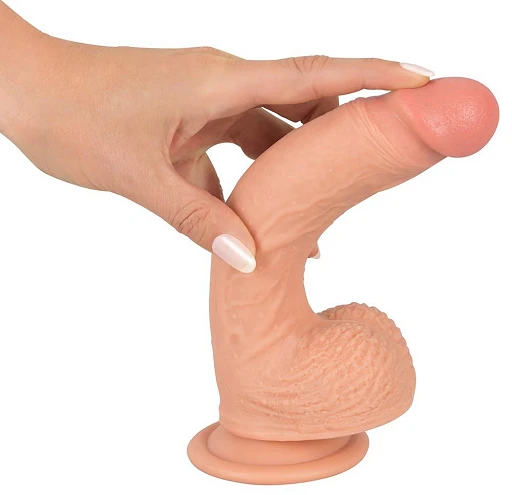 Dildo Real Lover Medium – płynny silikon, przyssawka — zdjęcie 6