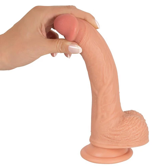 Dildo Real Lover Medium – płynny silikon, przyssawka — zdjęcie 7