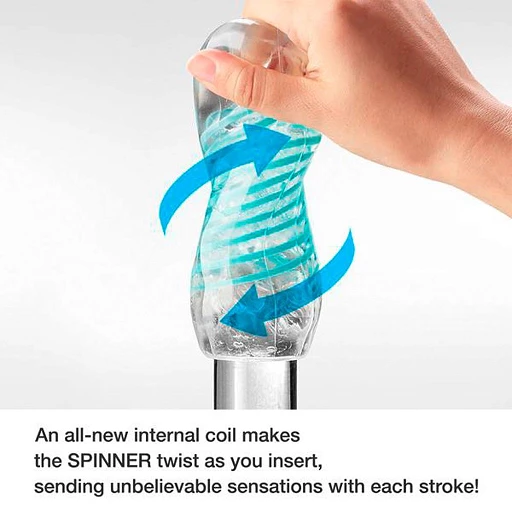 Masturbator Tenga Spinner 01 Tetra – wewnętrzna cewka, 13 cm — zdjęcie 6