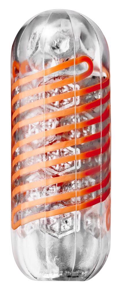 Masturbator Tenga Spinner Hexa – spiralna cewka, przezroczysty — zdjęcie 1