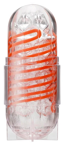 Masturbator Tenga Spinner Hexa – spiralna cewka, przezroczysty — zdjęcie 2