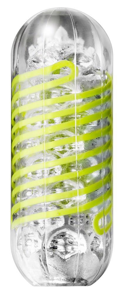 Masturbator Tenga Spinner 03 Shell – przezroczysty, obrotowa cewka — zdjęcie 1