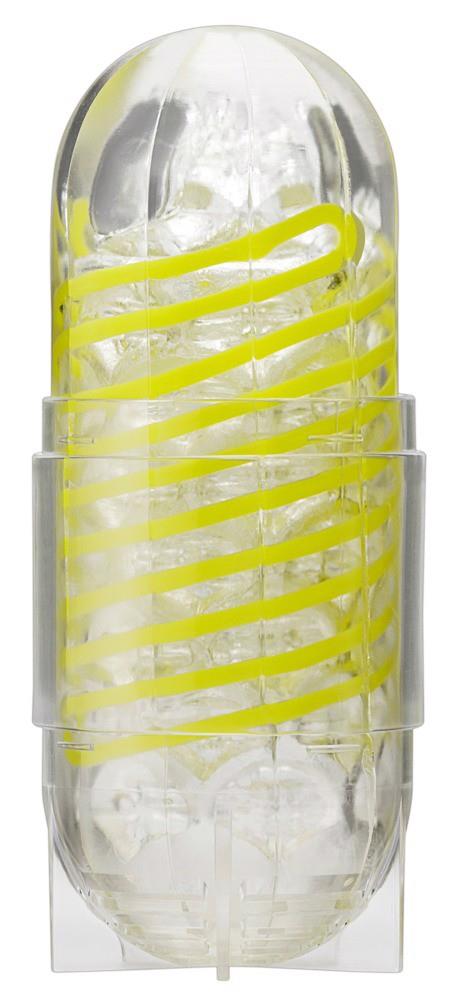 Masturbator Tenga Spinner 03 Shell – przezroczysty, obrotowa cewka — zdjęcie 2