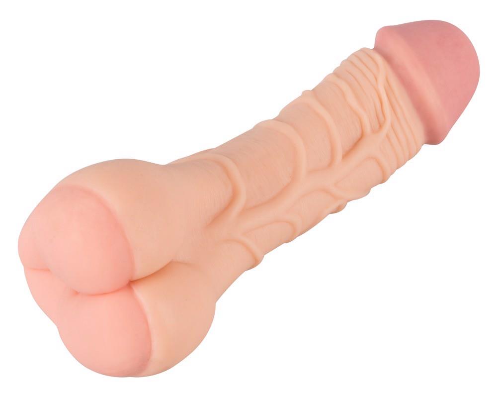 Nakładka 2w1 Nature Skin – przedłużenie i masturbator — zdjęcie 2