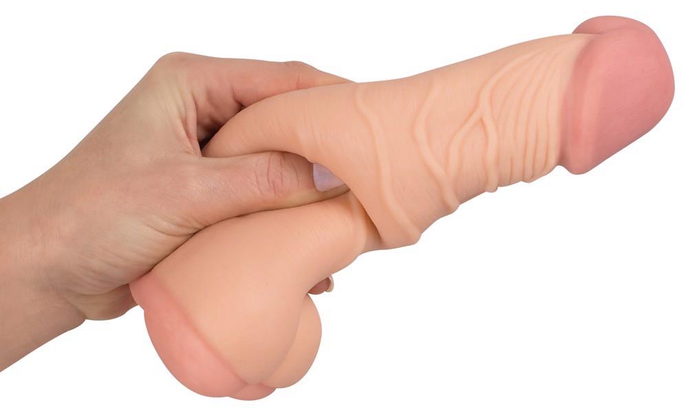 Nakładka 2w1 Nature Skin – przedłużenie i masturbator — zdjęcie 5