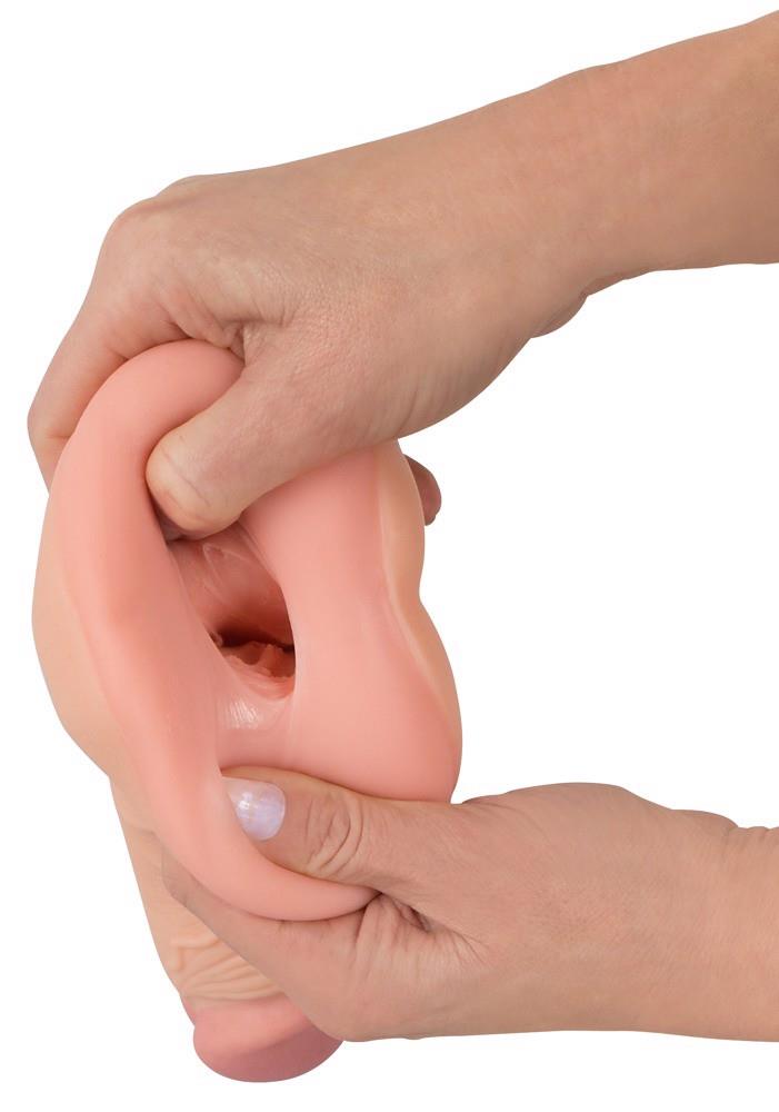 Nakładka 2w1 Nature Skin – przedłużenie i masturbator — zdjęcie 7