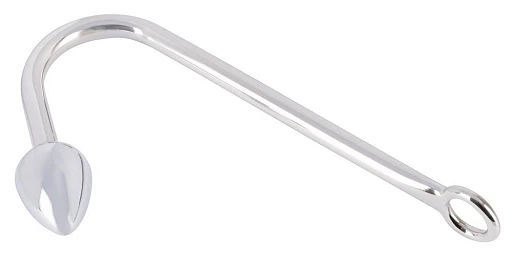 Hak do bondage z wtyczką analną – aluminium, 24 cm