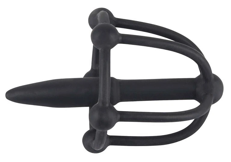 Dylator z klatką na żołądź – silikonowy, 5,7 cm