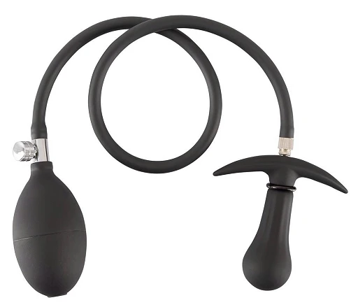 Korek analny Inflatable Plug - silikon/PU, pompowany