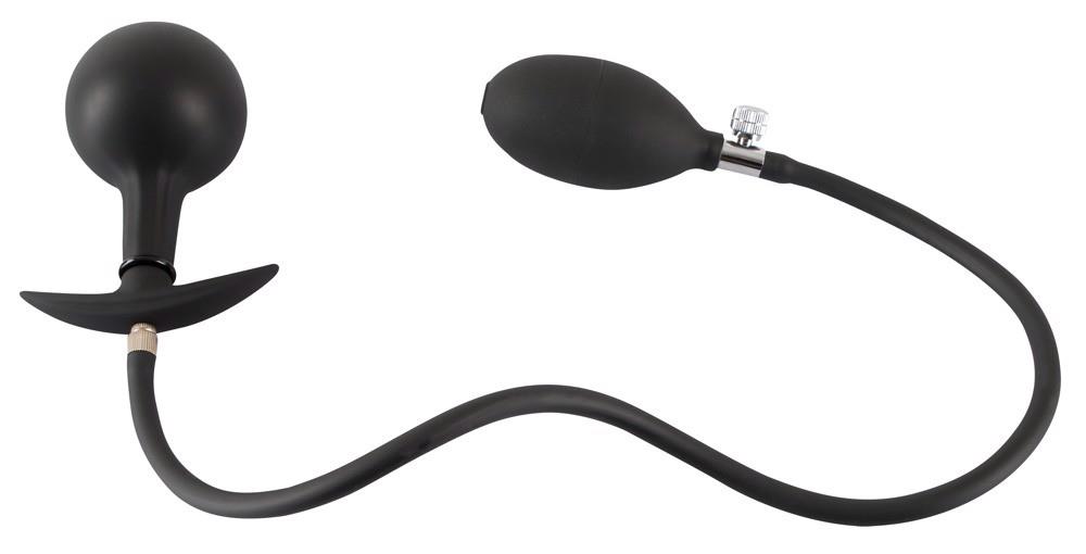 Korek analny Inflatable Plug - silikon/PU, pompowany — zdjęcie 2