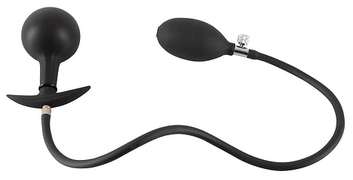 Korek analny Inflatable Plug - silikon/PU, pompowany — zdjęcie 2