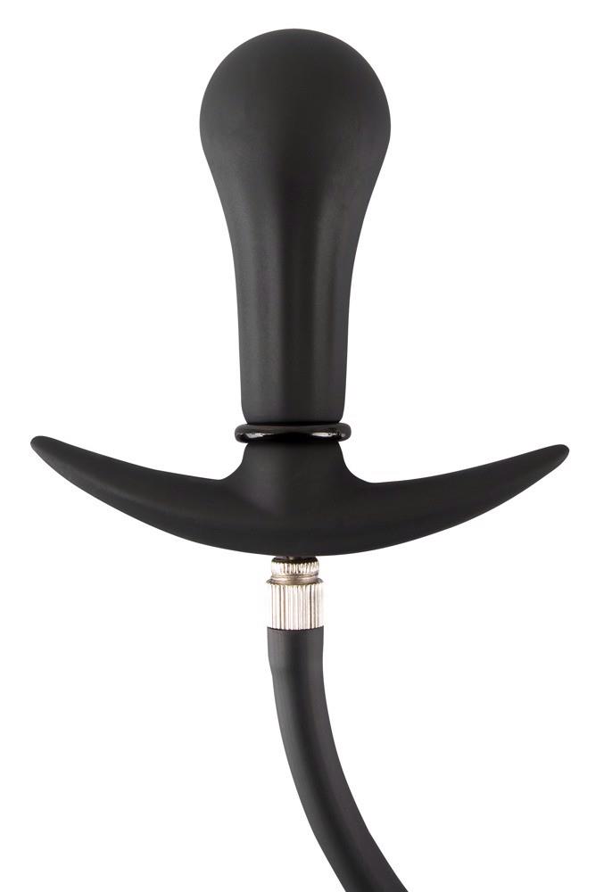Korek analny Inflatable Plug - silikon/PU, pompowany — zdjęcie 3