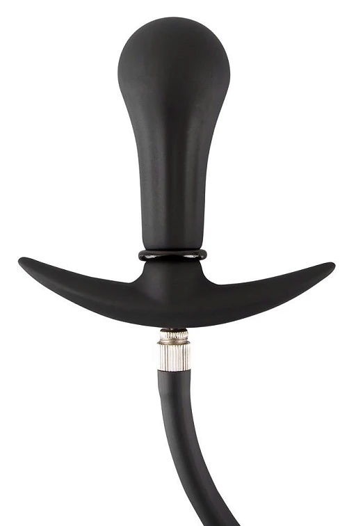 Korek analny Inflatable Plug - silikon/PU, pompowany — zdjęcie 3