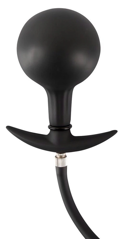 Korek analny Inflatable Plug - silikon/PU, pompowany — zdjęcie 5