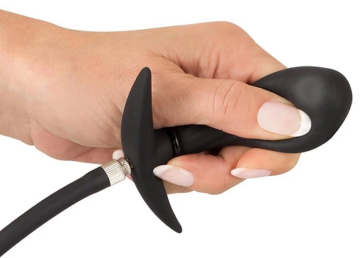 Korek analny Inflatable Plug - silikon/PU, pompowany — zdjęcie 6