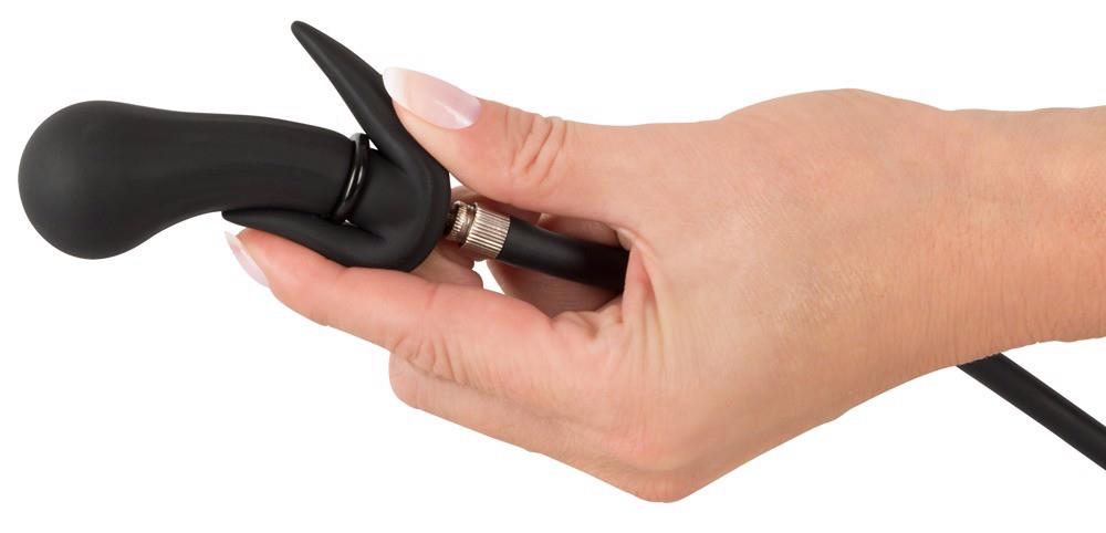 Korek analny Inflatable Plug - silikon/PU, pompowany — zdjęcie 8