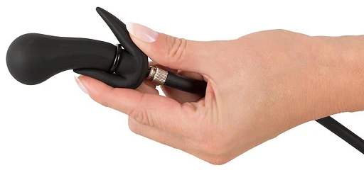 Korek analny Inflatable Plug - silikon/PU, pompowany — zdjęcie 8