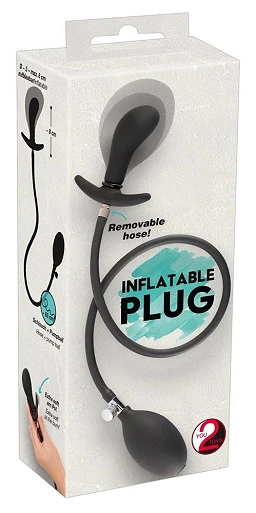 Korek analny Inflatable Plug - pompowany silikon — zdjęcie 9