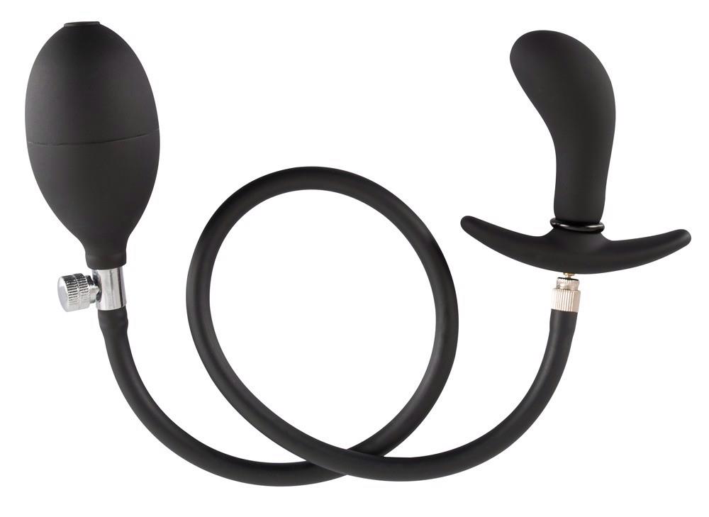 Korek analny Inflatable Plug - pompowany silikon — zdjęcie 1