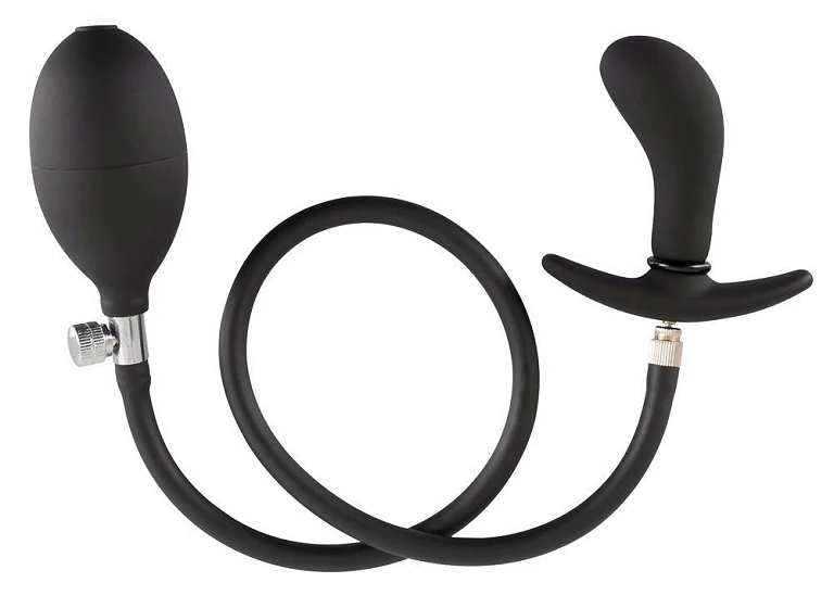 Korek analny Inflatable Plug - pompowany silikon