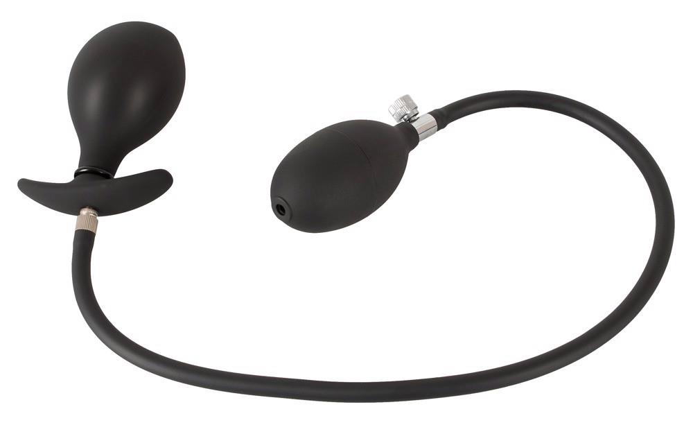 Korek analny Inflatable Plug - pompowany silikon — zdjęcie 2