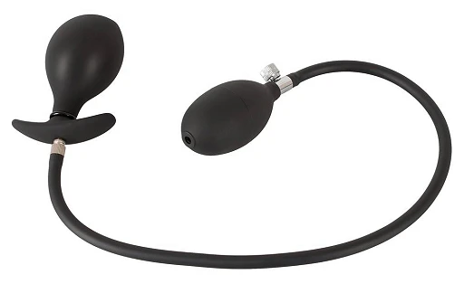 Korek analny Inflatable Plug - pompowany silikon — zdjęcie 2