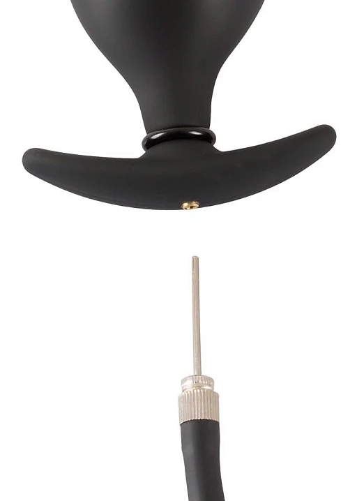 Korek analny Inflatable Plug - pompowany silikon — zdjęcie 6