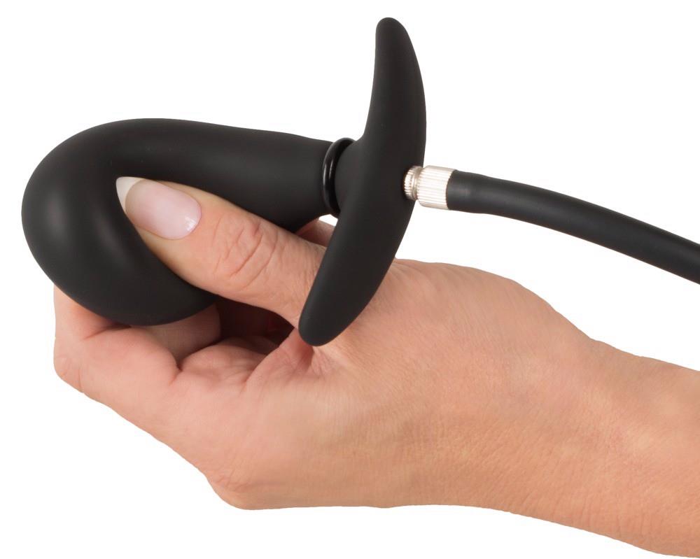 Korek analny Inflatable Plug - pompowany silikon — zdjęcie 8