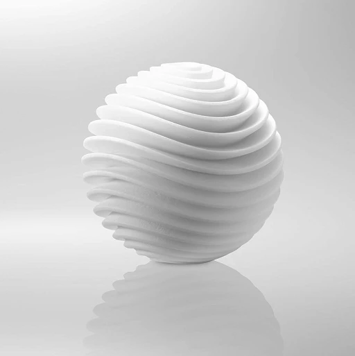 Masturbator Tenga Geo Aqua – faliste żłobienia, stacja susząca — zdjęcie 3