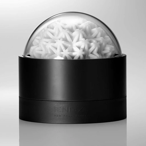 Masturbator Tenga Geo Coral – kula z wypustkami i stacja suszenia — zdjęcie 3
