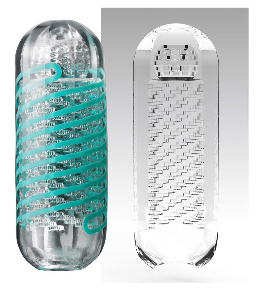 Masturbator Tenga Spinner 04 Pixel – obrotowa cewka, 13 cm — zdjęcie 2