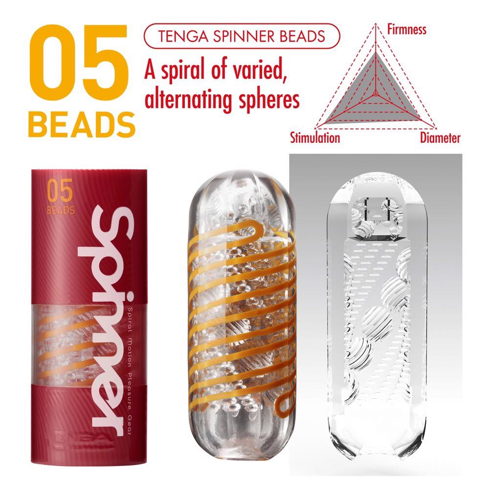 Masturbator Tenga Spinner Beads – spiralna cewka, 13 cm — zdjęcie 7