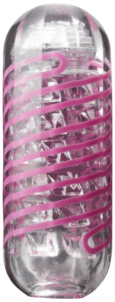 Masturbator Tenga Spinner 06 Brick – obrotowa cewka, przezroczysty — zdjęcie 1
