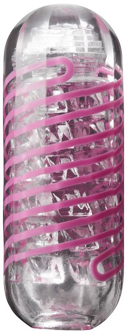 Masturbator Tenga Spinner 06 Brick – obrotowa cewka, przezroczysty