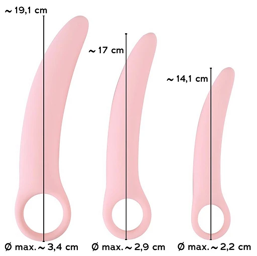 Zestaw trenażerów waginalnych Vaginal Trainers – 3 rozmiary — zdjęcie 8