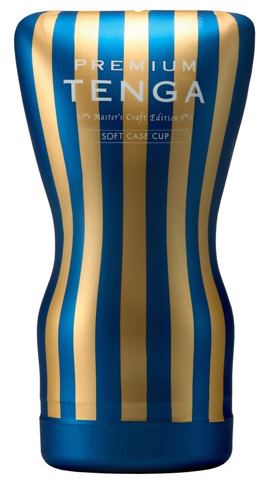 Masturbator Tenga Premium Soft Case Cup – ściskana tuba, ssanie — zdjęcie 1