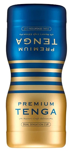 Masturbator Dual Sensation Cup – wersja premium, dwustronny — zdjęcie 2