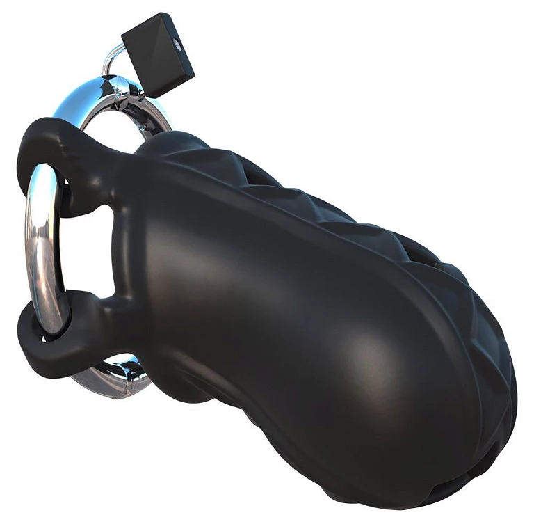 Klatka na penisa Extreme Silicone Cock Bloc – silikon, 9,5 cm