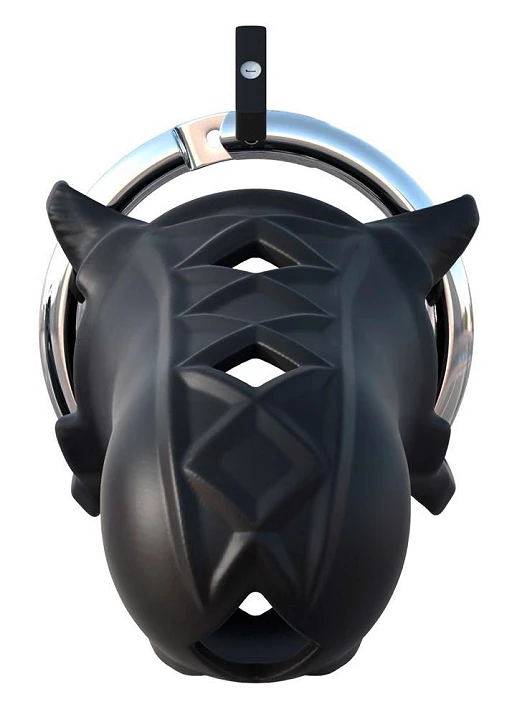 Klatka na penisa Extreme Silicone Cock Bloc – silikon, 9,5 cm — zdjęcie 2