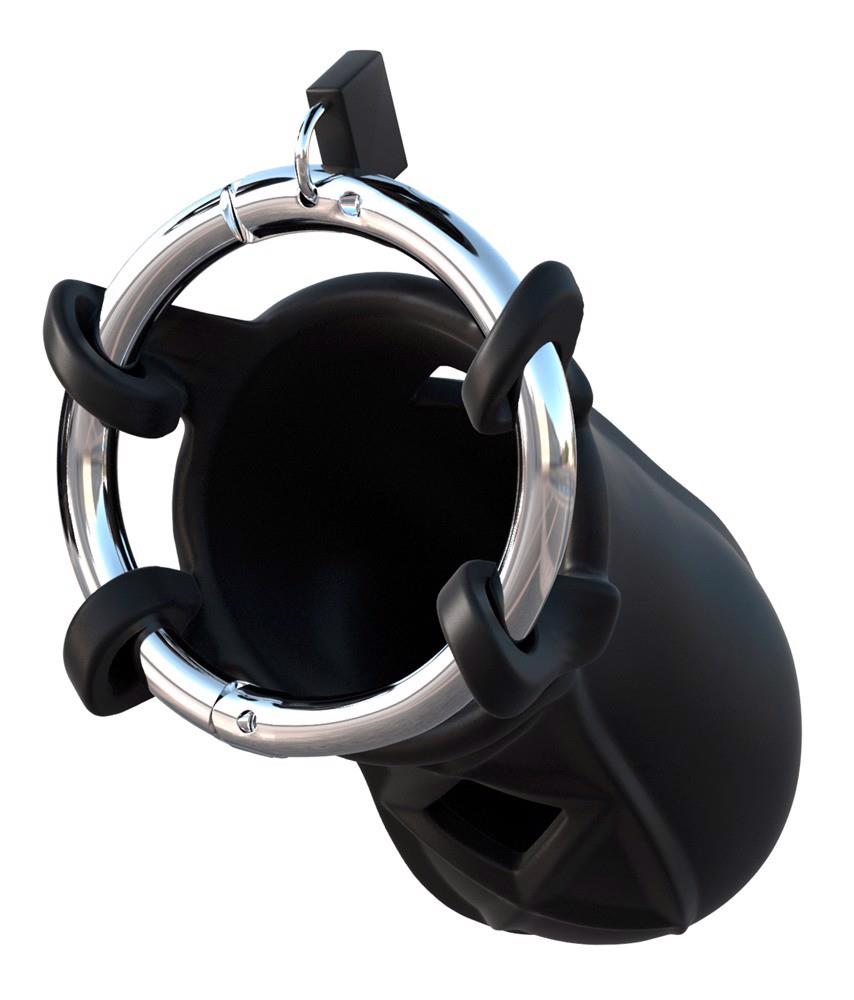 Klatka na penisa Extreme Silicone Cock Bloc – silikon, 9,5 cm — zdjęcie 6