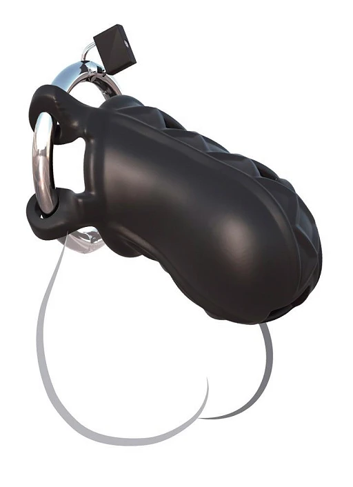 Klatka na penisa Extreme Silicone Cock Bloc – silikon, 9,5 cm — zdjęcie 7