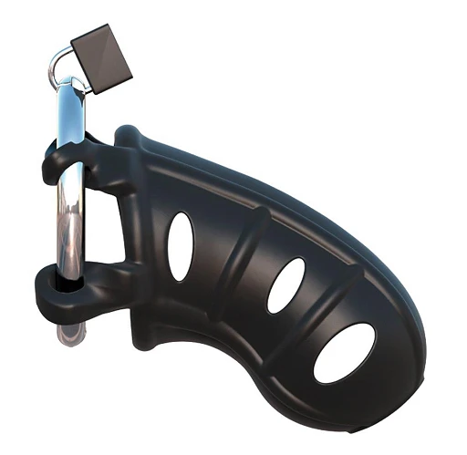 Klatka na penisa Hardcore Silicone Cock Blocker – silikon, 9,5 cm