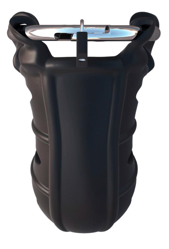 Klatka na penisa Hardcore Silicone Cock Blocker – silikon, 9,5 cm — zdjęcie 2