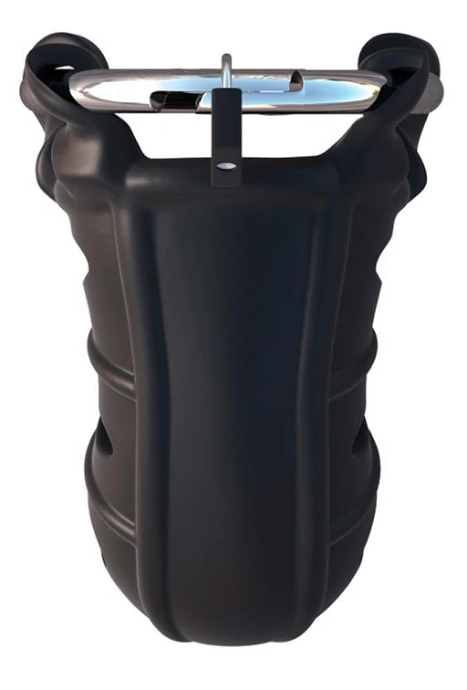 Klatka na penisa Hardcore Silicone Cock Blocker – silikon, 9,5 cm — zdjęcie 2