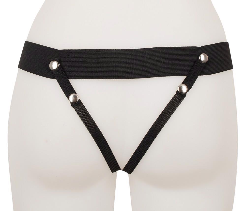 Proteza penisa strap-on z wibracjami - wydrążona, 17,5 cm — zdjęcie 8