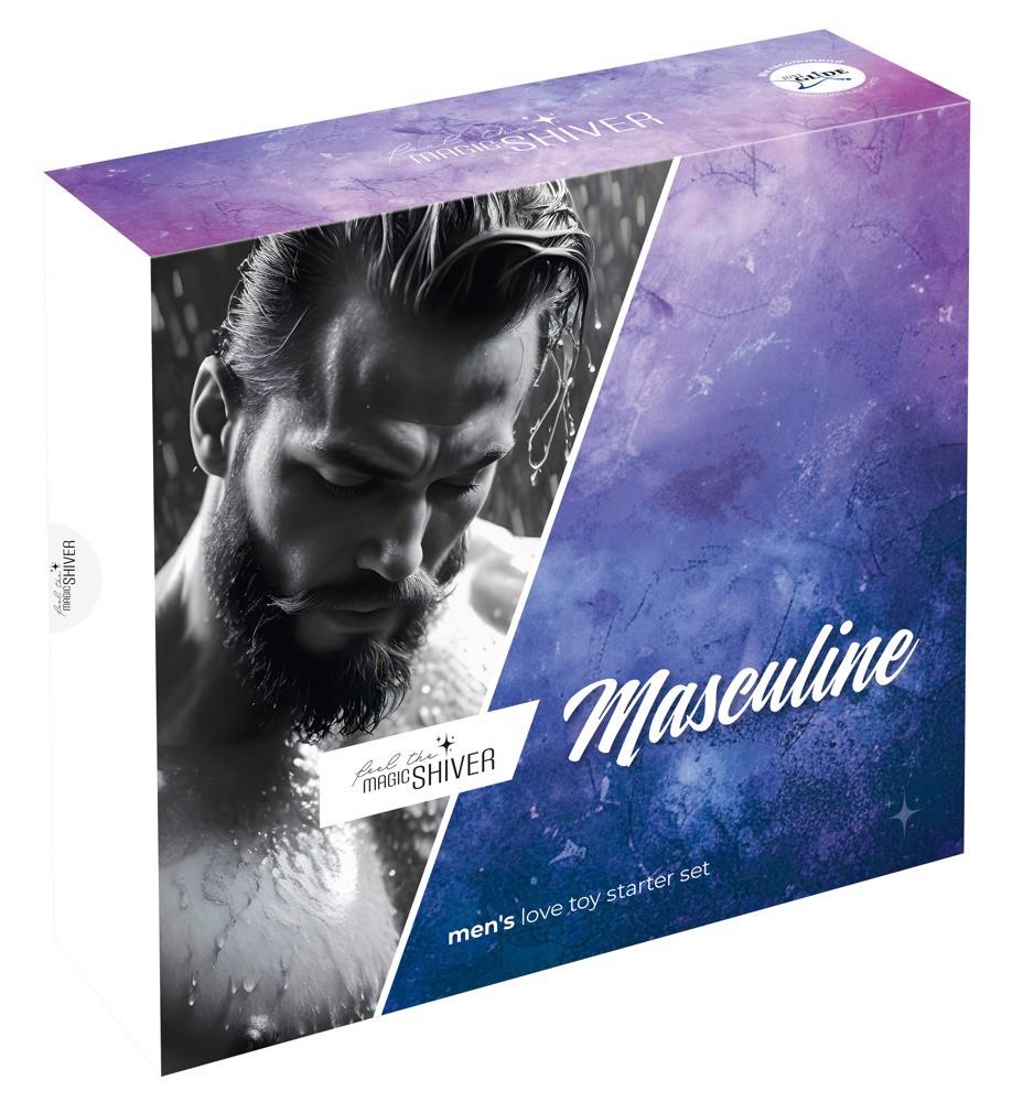 Zestaw startowy Masculine – masturbator wibrujący, korek analny, 3 — zdjęcie 6