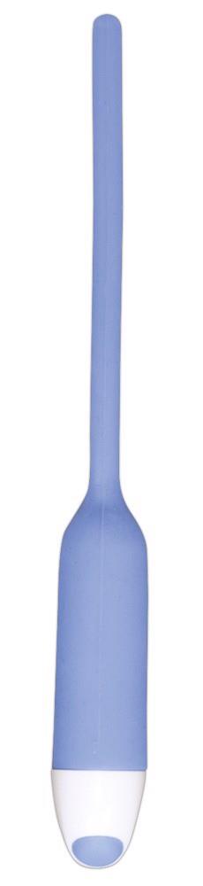Wibrator do cewki moczowej Silicone Dilator – 6 mm, niebieski