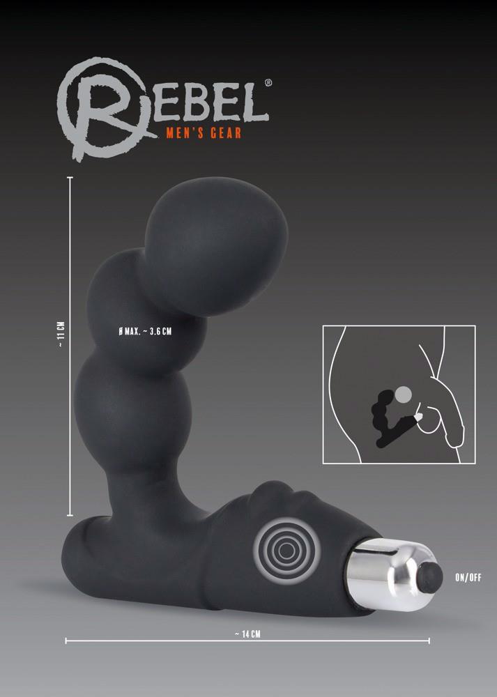 Masażer prostaty Prostate Stimulator - silikon z ABS — zdjęcie 5