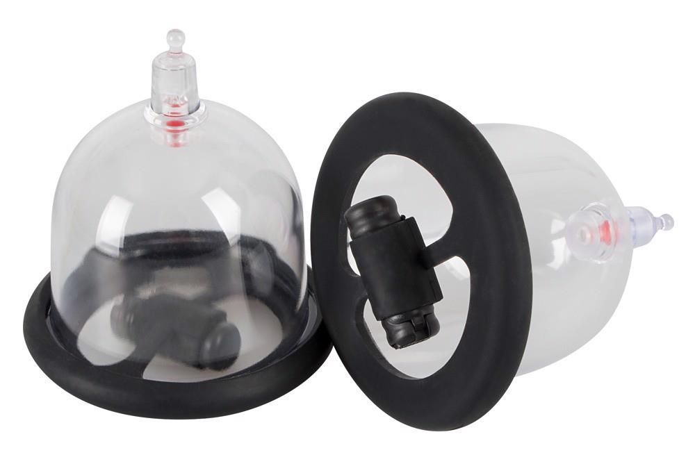 Pompki na sutki Bad Kitty Vibrating Nipple Cup – para z wibracjami — zdjęcie 2